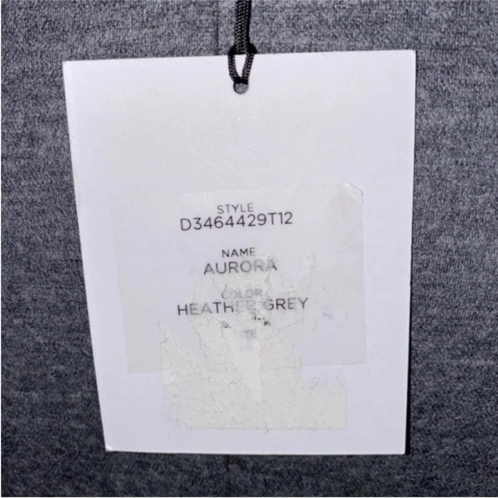 NEW Diane Von Furstenberg Wool Blend Aurora Dress Heather Grey 14 - Picture 9 of 13